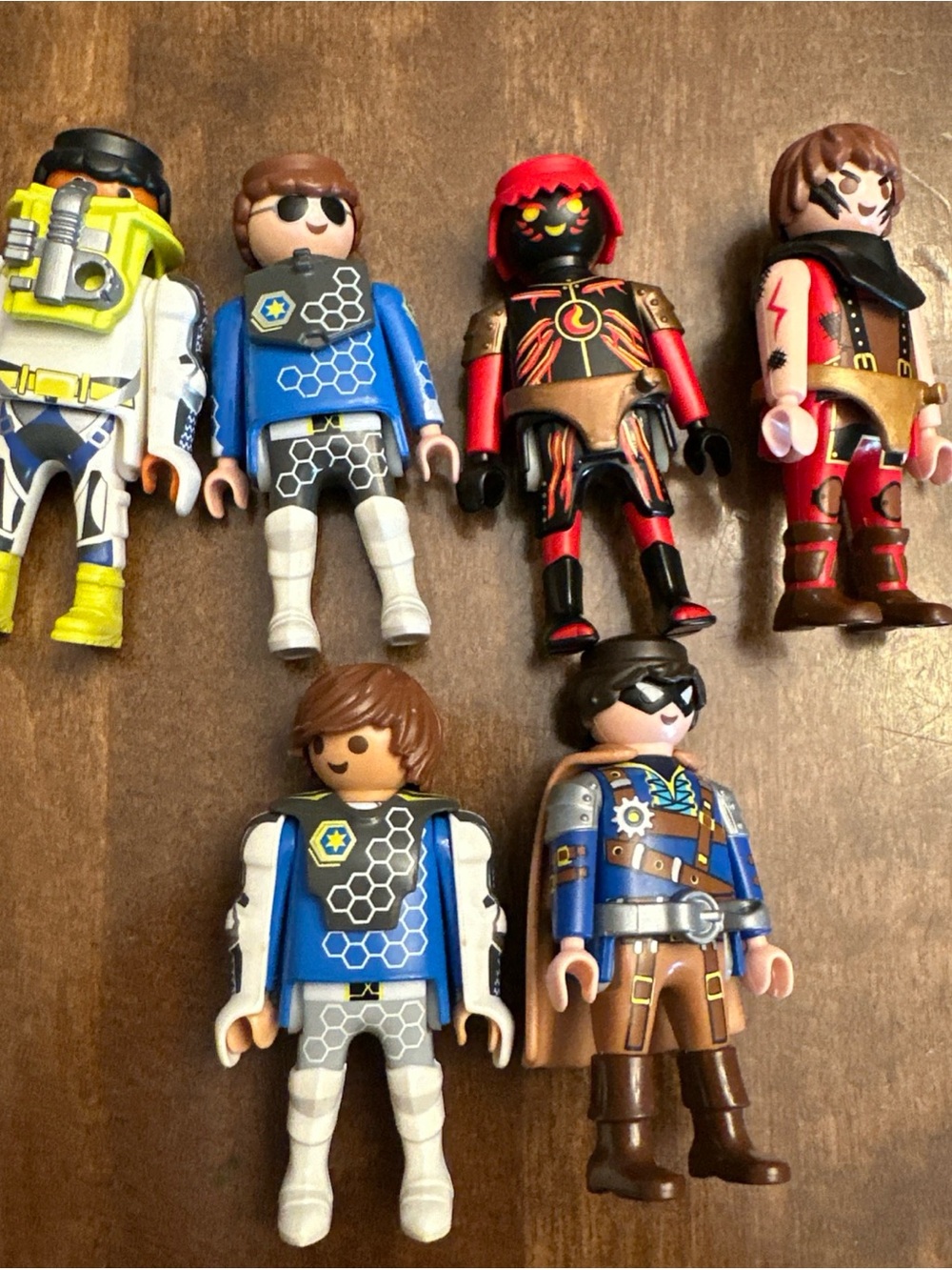 Playmobile Lot Bundle of Action Figures Police Knights Astronauts Villans